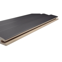 RADIANT - 6X16 WAVE, BLACK, MATTE